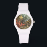 Under the Sea Watch<br><div class="desc">Go underwater to explore the sea with all these different sea creatures. This vintage piece of art is a perfect addition to any sea anemone lovers. It captures sealife with starfishes,  kelp,  seaweed,  and other sea creatures. Get your art print today on your product.</div>