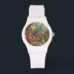 Under the Sea Watch<br><div class="desc">Go underwater to explore the sea with all these different sea creatures. This vintage piece of art is a perfect addition to any sea anemone lovers. It captures sealife with starfishes,  kelp,  seaweed,  and other sea creatures. Get your art print today on your product.</div>