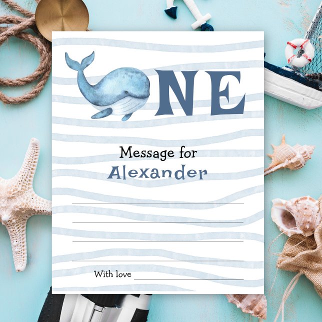 Under the sea Whale birthday time capsule message (Creator Uploaded)