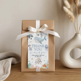 Under the Sea Whale Favour Tags