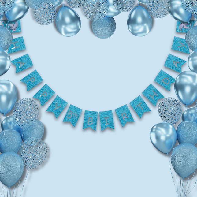 Under The Sea With Dolphins Birthday Party Bunting (Creator Uploaded)