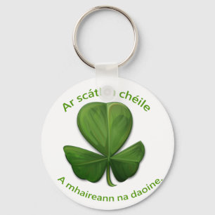 Under the shelter of each other people survive key ring