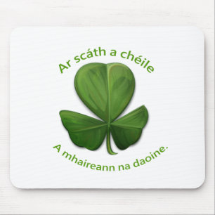 Under the shelter of each other people survive mouse pad