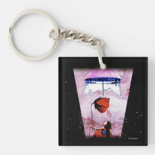 Under the Shelter of the Stars Key Ring