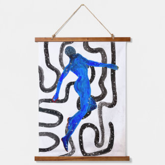 under the skin hanging tapestry