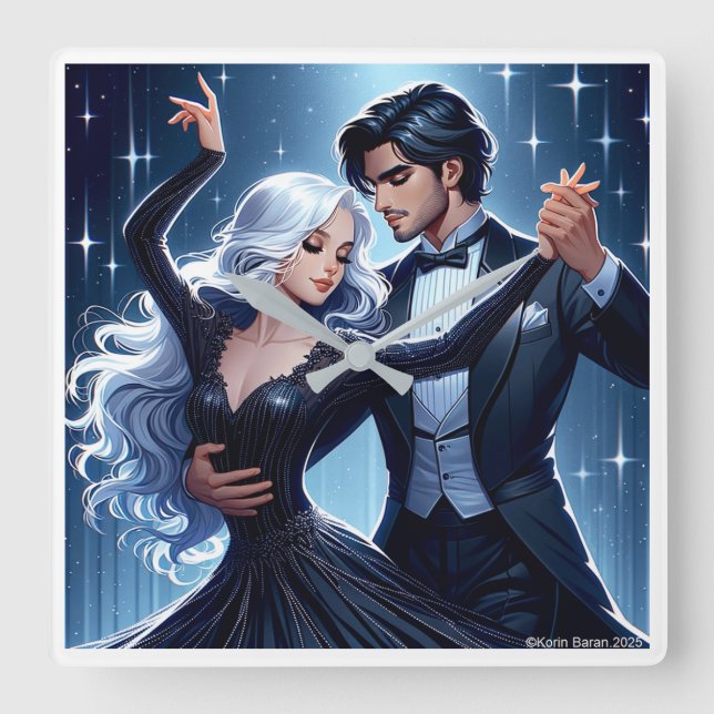 Under The Sky - Romantic Wall Clock (Front)