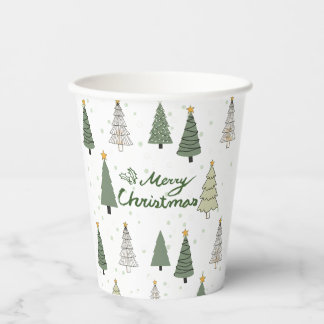 Under the Snowy Trees – Christmas Paper Cups