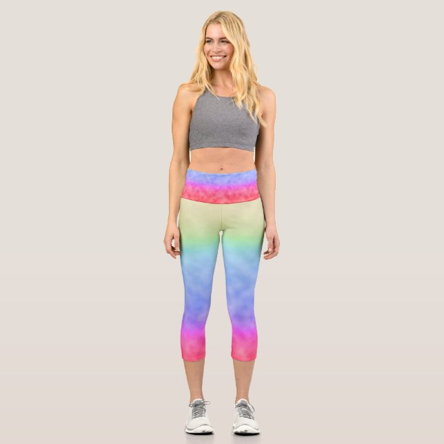 Under the Spectrum Veil Capri Leggings (Front)