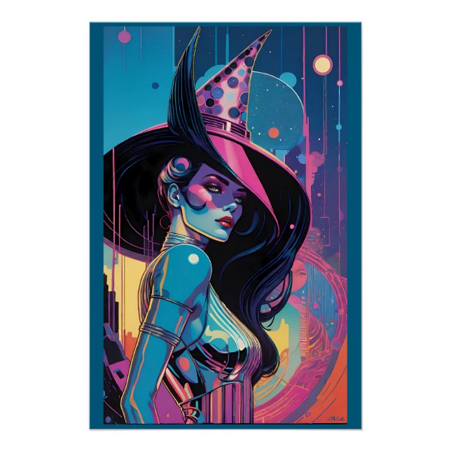 Under the Spell of the Astro-Witch Poster (Front)