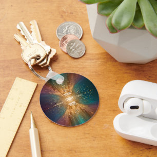 Under the Stars: A Celebration of Love Key Ring