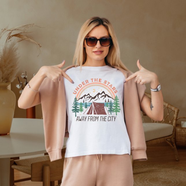 Under the stars away from city  T-Shirt (Creator Uploaded)