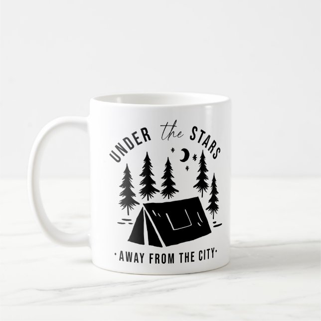 Under The Stars Away From The City Coffee Mug (Left)