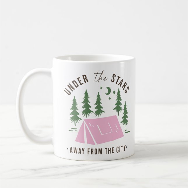 Under The Stars Away From The City Coffee Mug (Left)