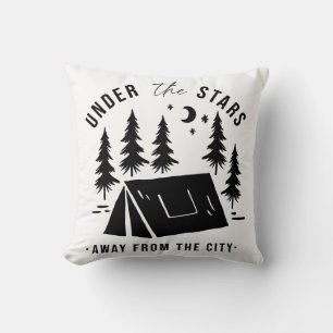 Under The Stars Away From The City Cushion