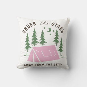 Under The Stars Away From The City Cushion