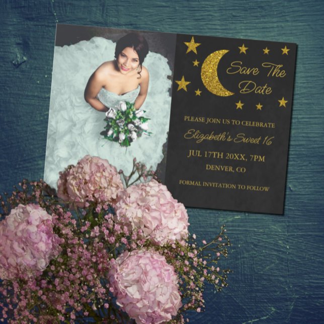 Under The Stars Sweet 16 Save The Date (Creator Uploaded)