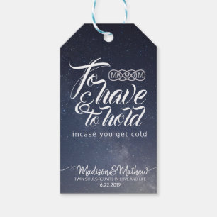 Under The Stars Wedding Tags
