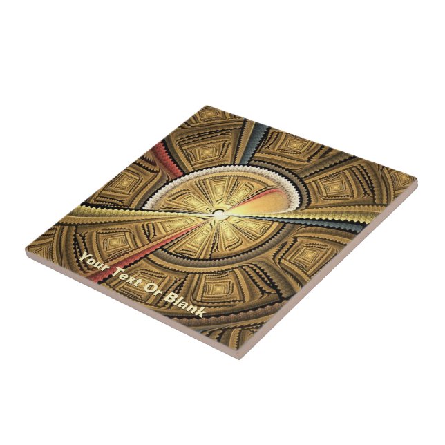 Under The Temple Dome Ceramic Tile (Side)