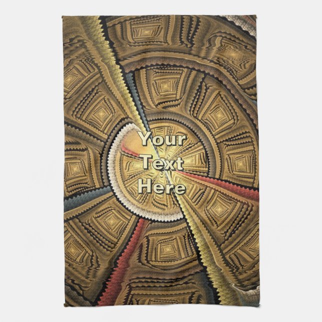 Under The Temple Dome Tea Towel (Vertical)
