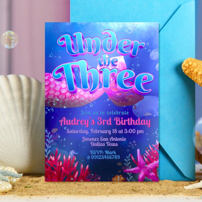 Under the Three - Mermaid Invitation (Creator Uploaded)