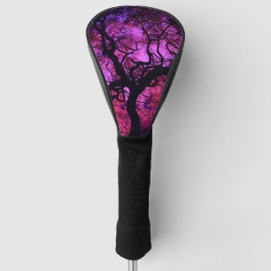 Under The Tree in Pink/Purple  Golf Head Cover