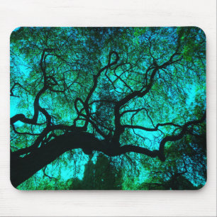 Under The Tree in Turquoise III Mouse Pad