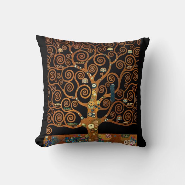 Under the Tree of Life, Gustav Klimt, Cushion (Front)