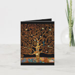 Under the Tree of Life, Gustav Klimt, Holiday Card<br><div class="desc">Under the Tree of Life,  Gustav Klimt,  Greeting Card</div>