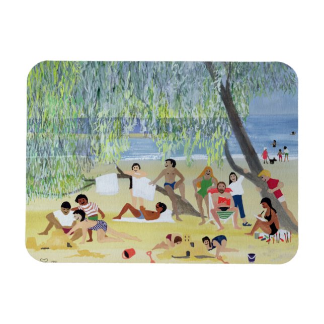 Under the Tree or A Shady Place 1991 Magnet (Horizontal)