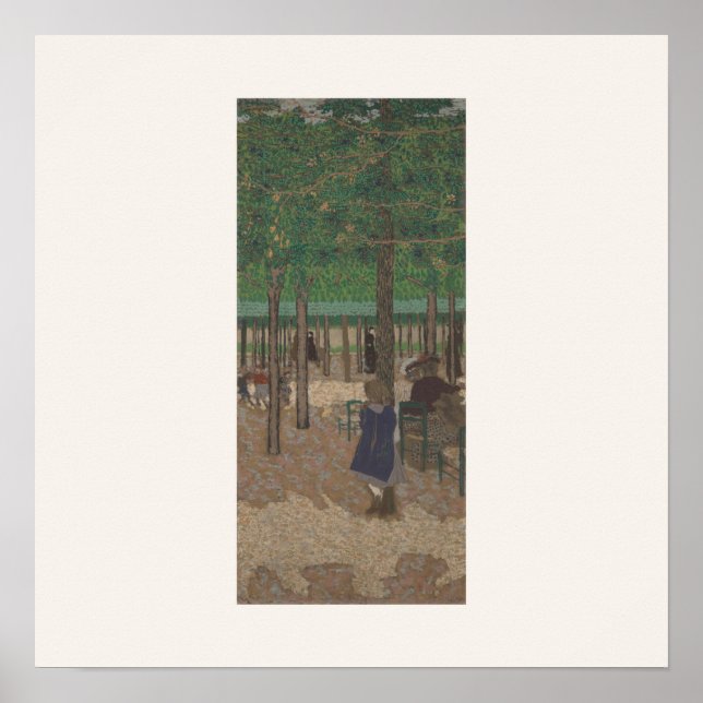 Under the Trees by Manet - Square Poster (Front)