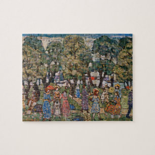 Under the Trees by Maurice Prendergast, Fine Art Jigsaw Puzzle