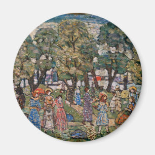 Under the Trees by Maurice Prendergast, Fine Art Magnet