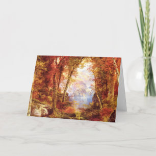 Under the Trees by Thomas Moran Card