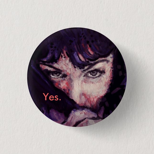 Under The Veil Button (Front)