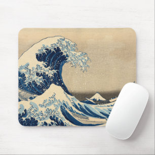 Under the Wave off Kanagawa by Katsushika Hokusai Mouse Pad