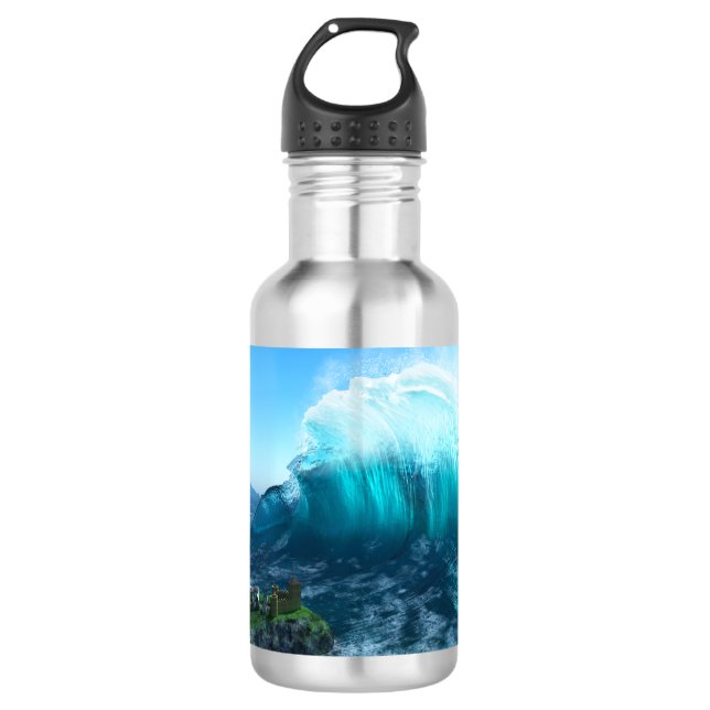 Under the Wave Water Bottle (Front)