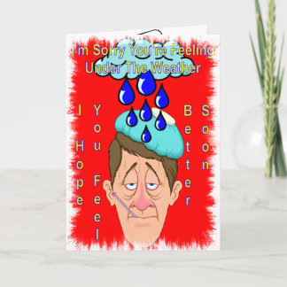 Under The Weather Card