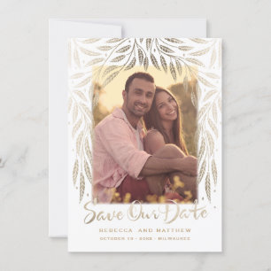 Under the Willows, Photo Save the Date Invitation