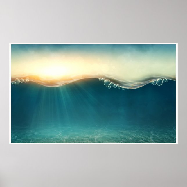 Under Water Fantasy Large Art Poster (Front)