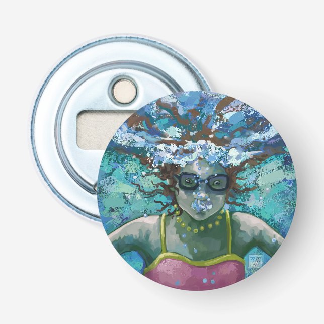 Under Water Swim Bottle Opener (Front)