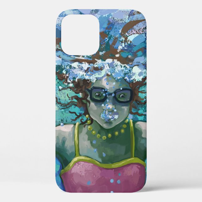 Under Water Swim Case-Mate iPhone Case (Back)