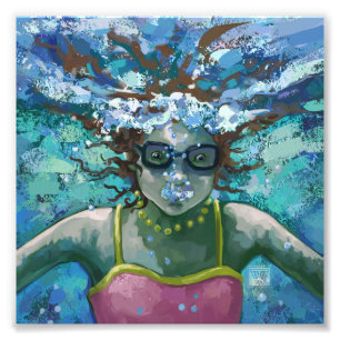 Under Water Swim Photo Print