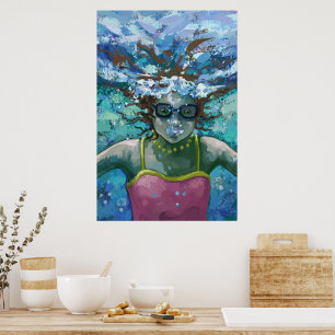 Under Water Swim Poster