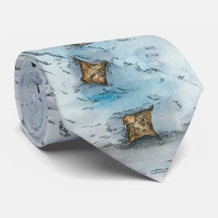 Under Water Themed Neck Tie