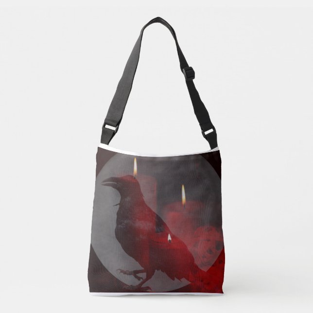 Under Your Spell in Red Crossbody Bag (Front)