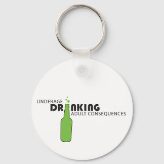 Underage Drinking Keychain