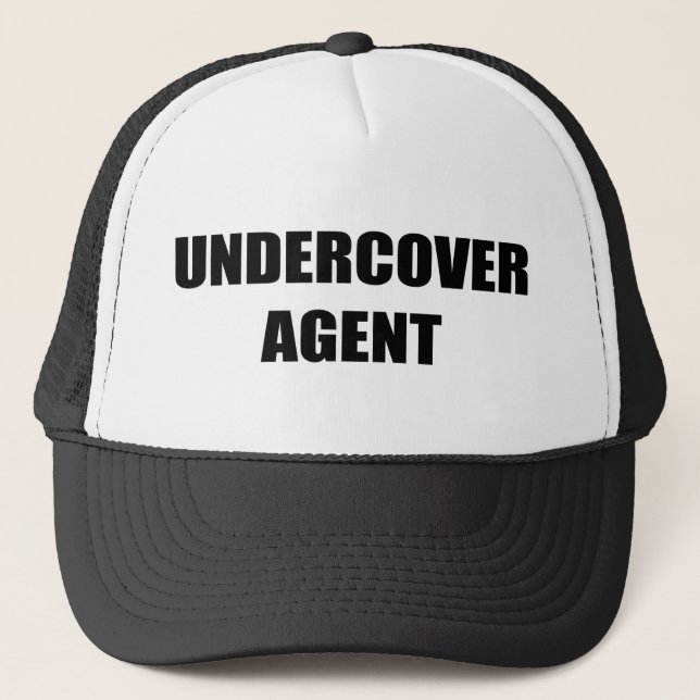 Undercover Agent Trucker Hat (Front)