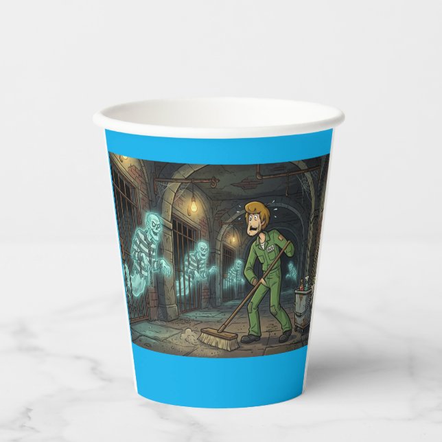 Undercover and Afraid Paper Cups (Front)