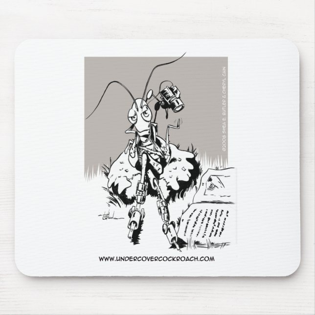 Undercover Cockroach Mouse Pad (Front)