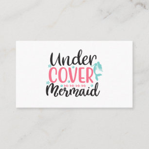 Undercover Mermaid Business Card
